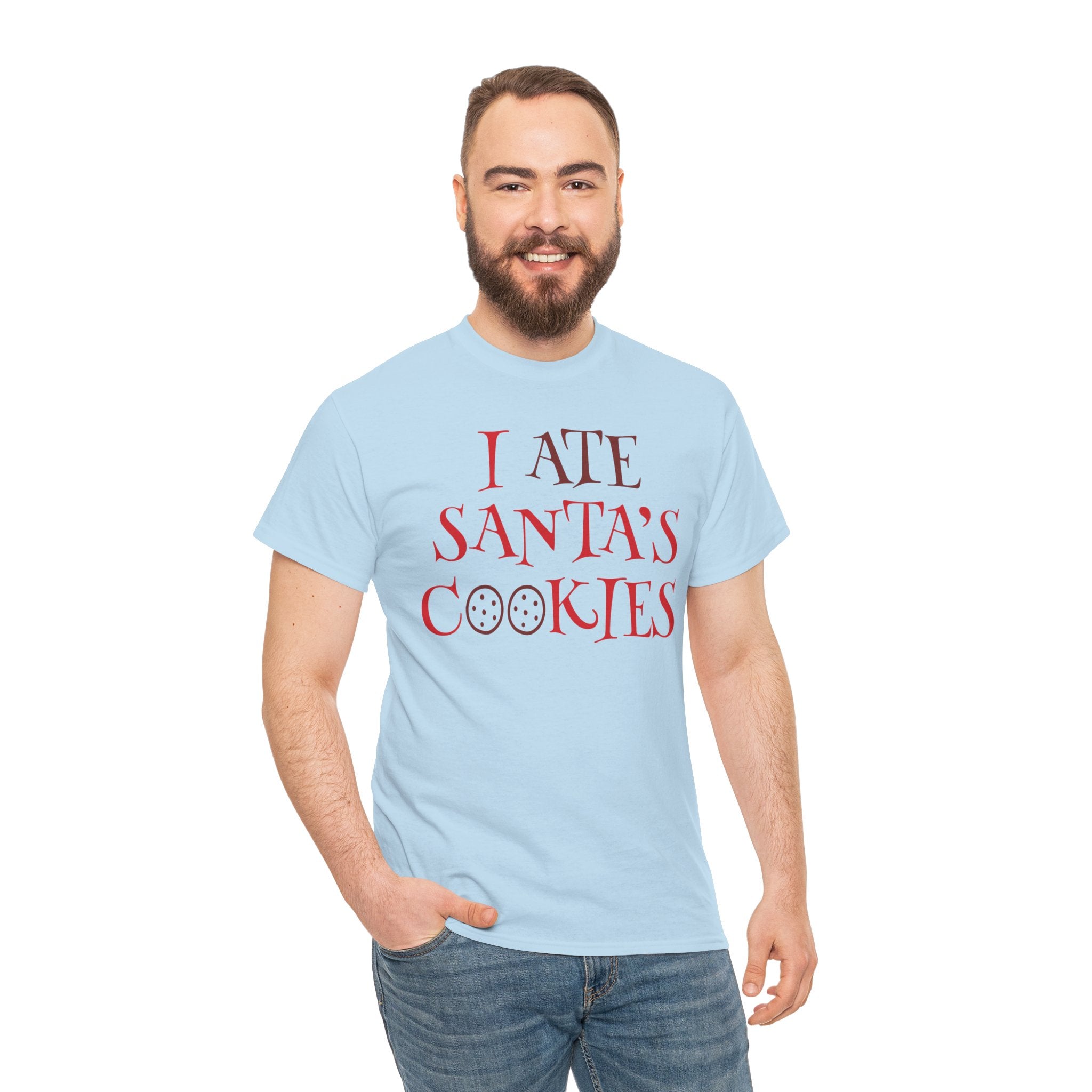 I Ate Santa's Cookies Christmas Tee — Funny Holiday Kids & Adult T-Shirt