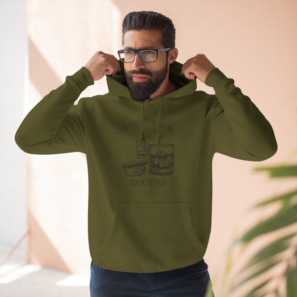 The Gentleman's Routine Cigar & Whiskey Cozy Fleece Hoodie