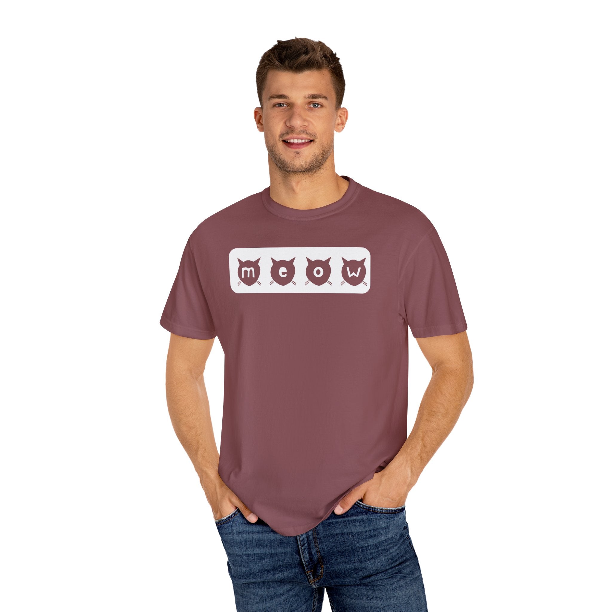 Cat Lover's Meow Unisex T-shirt, Soft Casual Tee