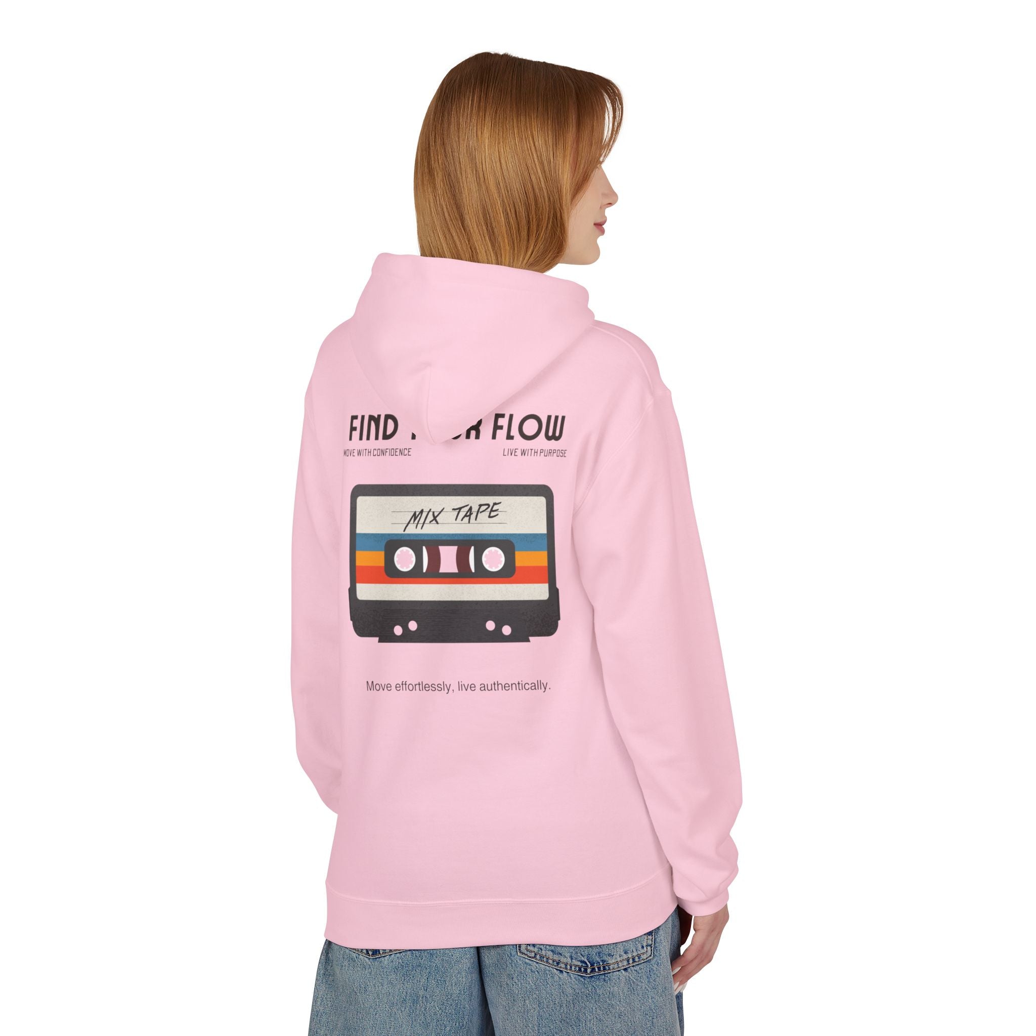 Find Your Flow Retro Mix Tape Hoodie