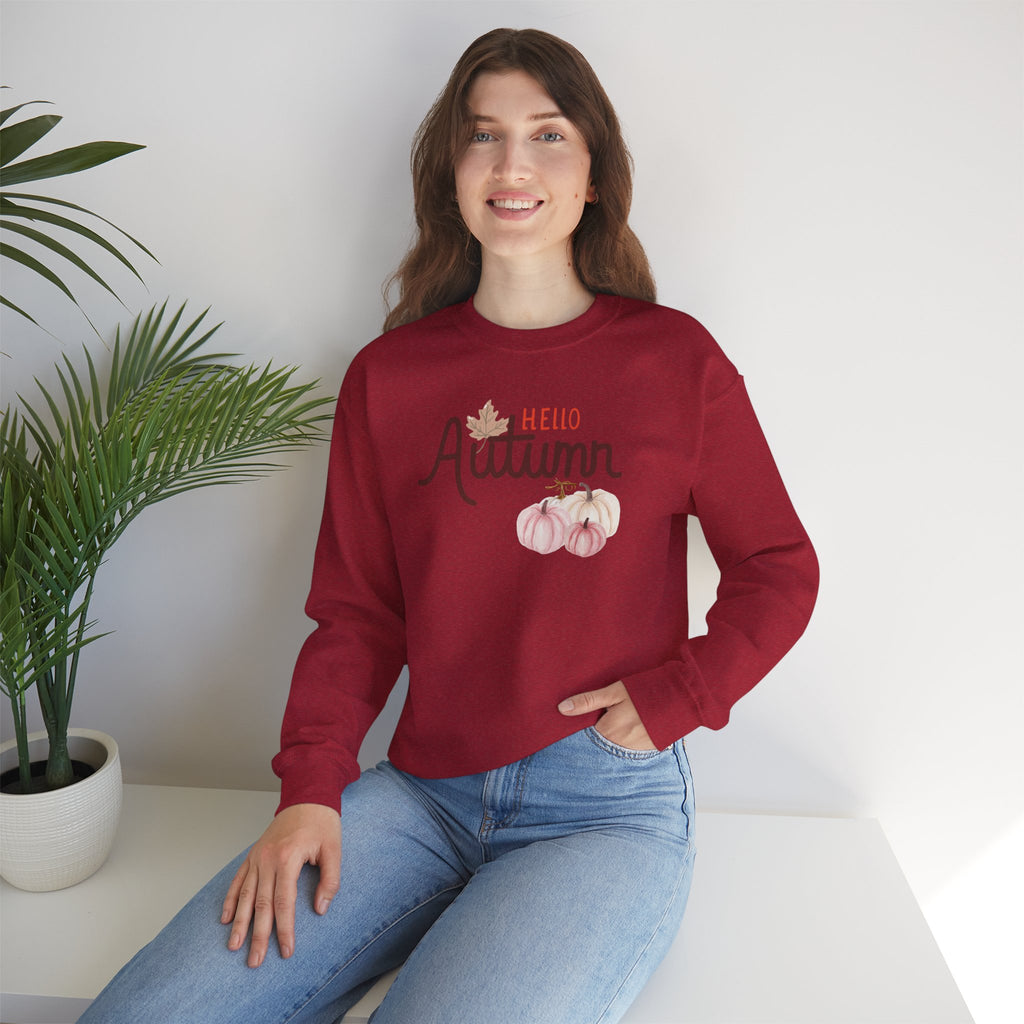 Hello Autumn Heavy Crewneck Sweatshirt