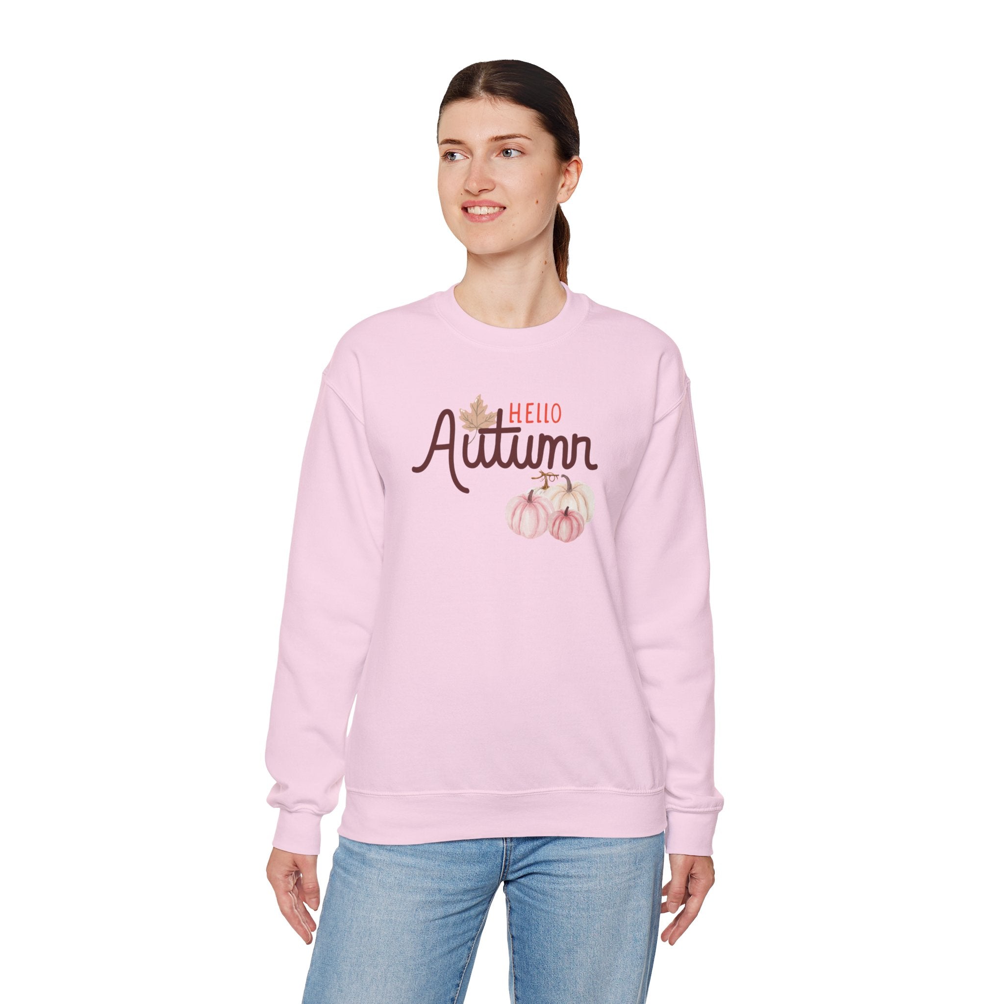 Hello Autumn Heavy Crewneck Sweatshirt