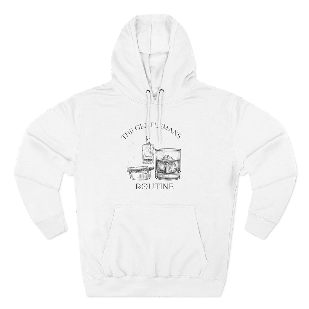 The Gentleman's Routine Cigar & Whiskey Cozy Fleece Hoodie