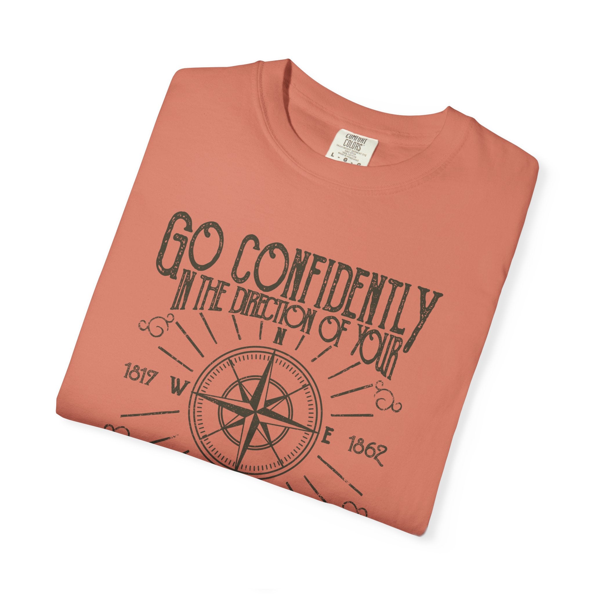 Inspirational T-shirt, Go Confidently in the Direction of Your Dreams Tee, Unisex Motivational Shirt
