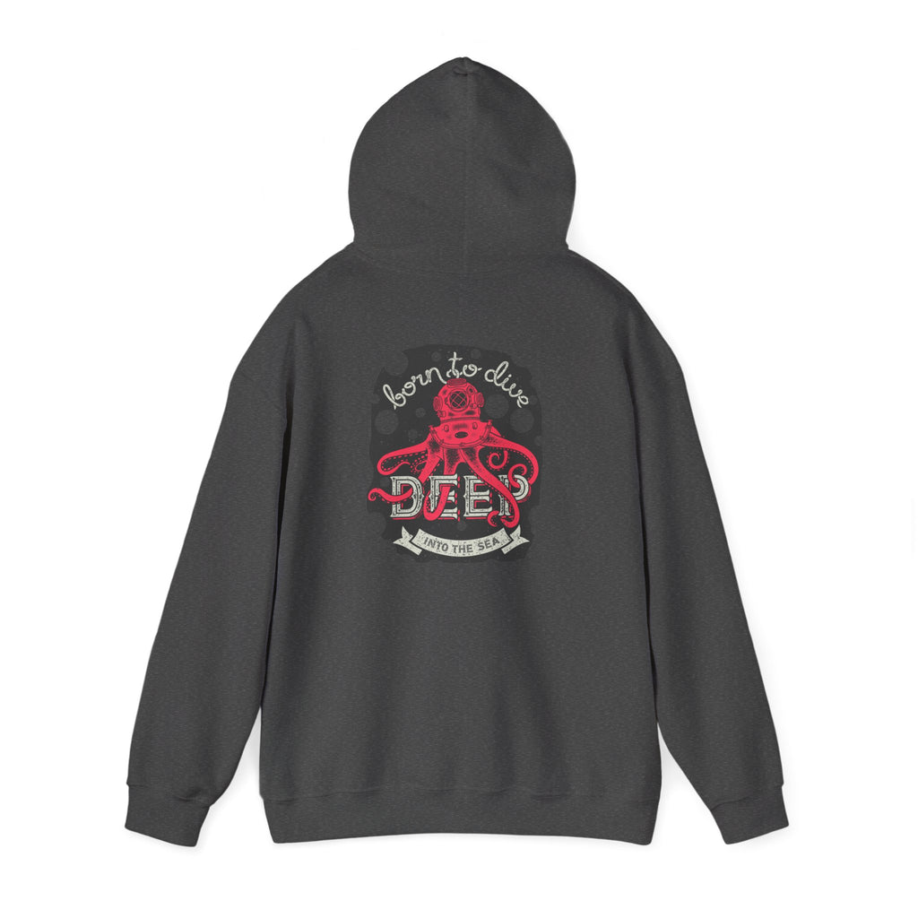 Adult Hoodie Deep Dive Octopus-Themed Hoodie