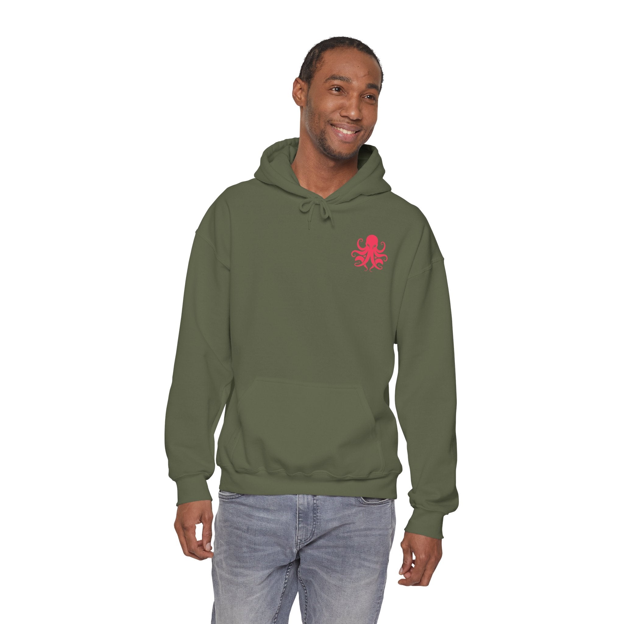 Adult Hoodie Deep Dive Octopus-Themed Hoodie