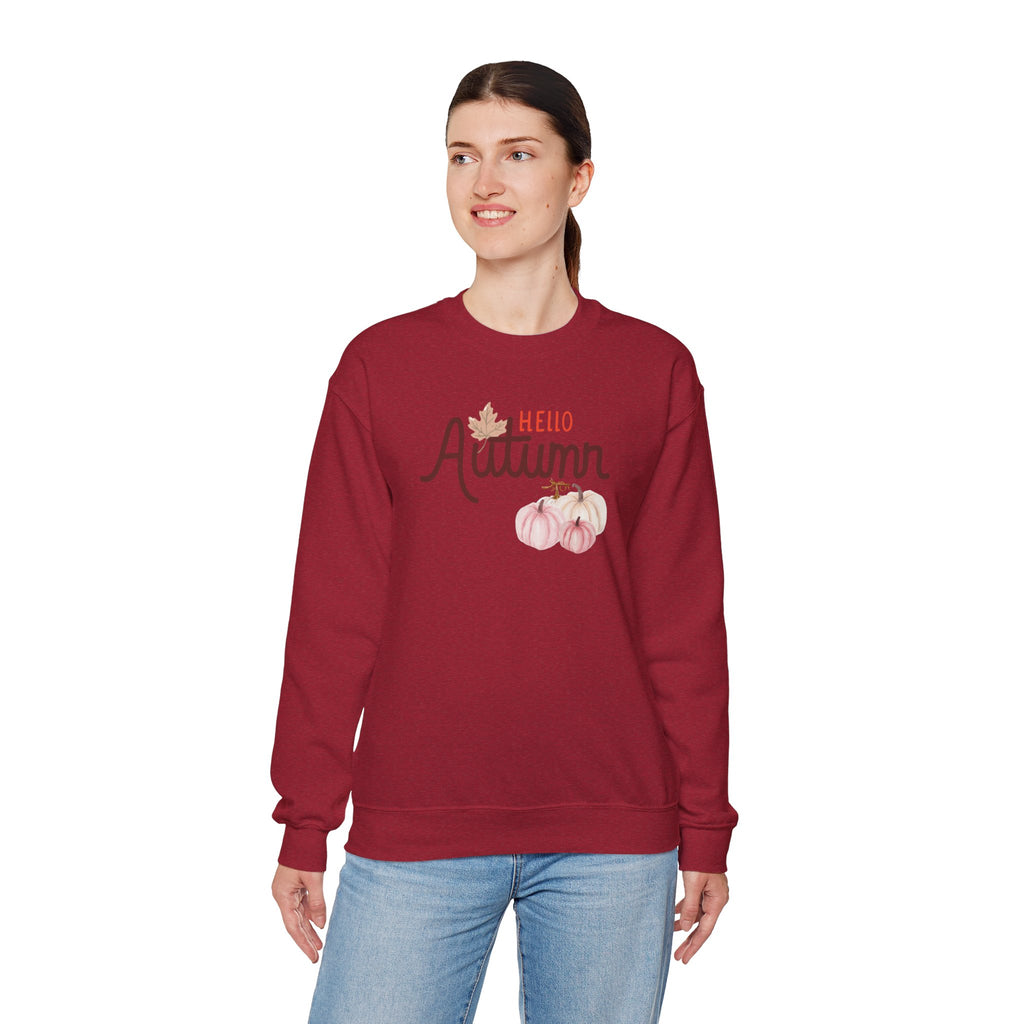 Hello Autumn Heavy Crewneck Sweatshirt