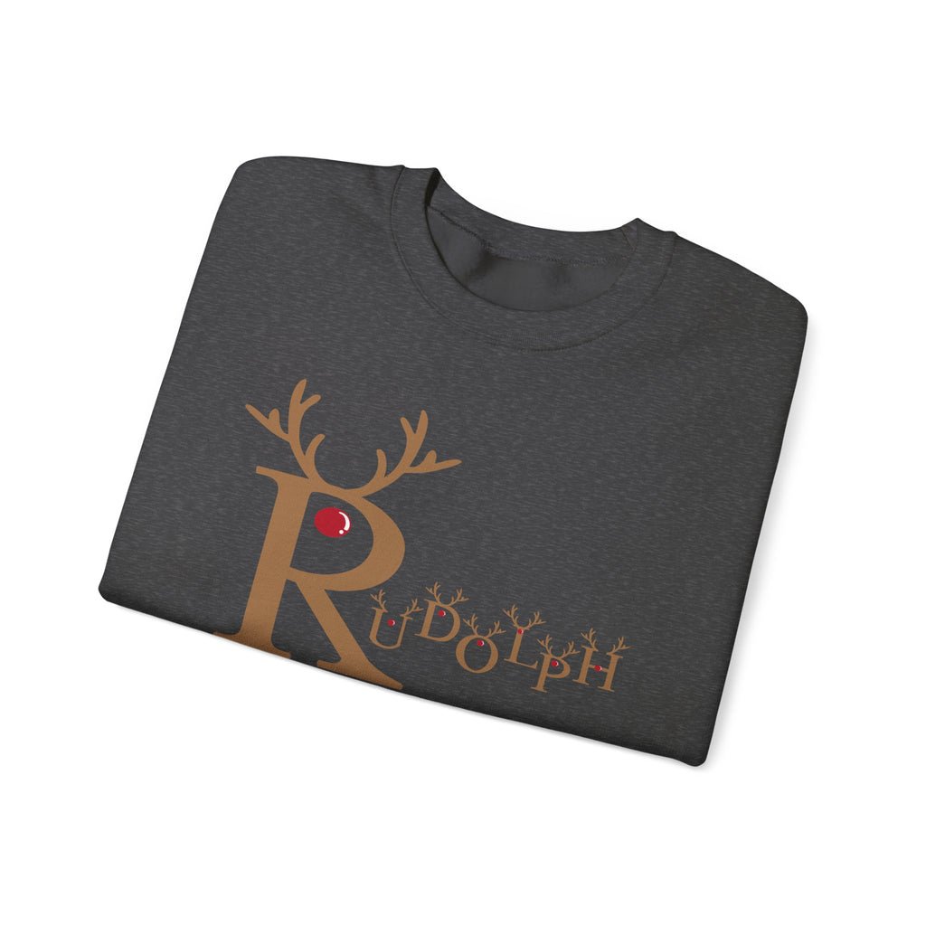 Rudolph "Nose So Bright, Mood So Right" Christmas Crewneck Sweatshirt