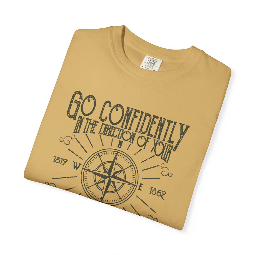 Inspirational T-shirt, Go Confidently in the Direction of Your Dreams Tee, Unisex Motivational Shirt