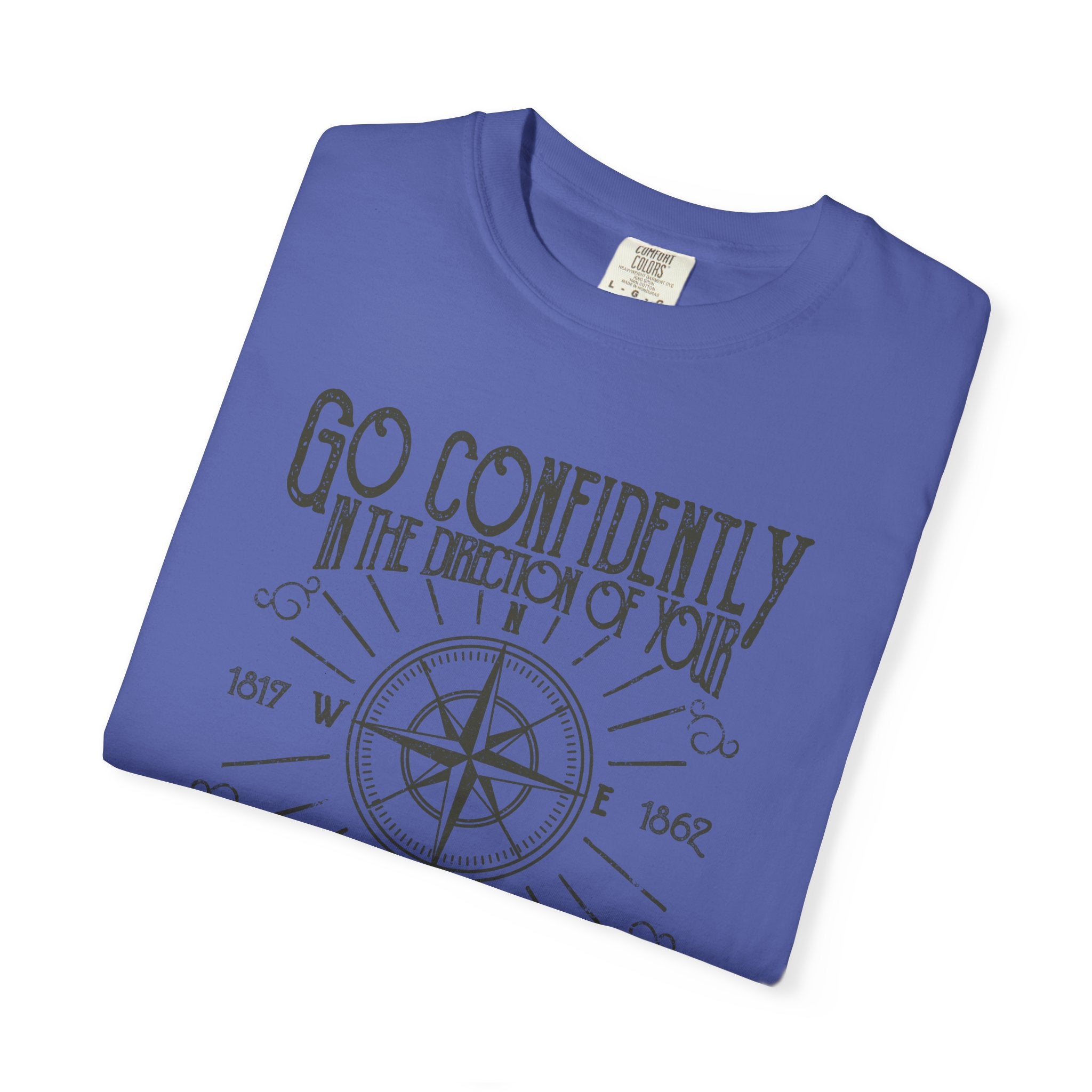 Inspirational T-shirt, Go Confidently in the Direction of Your Dreams Tee, Unisex Motivational Shirt