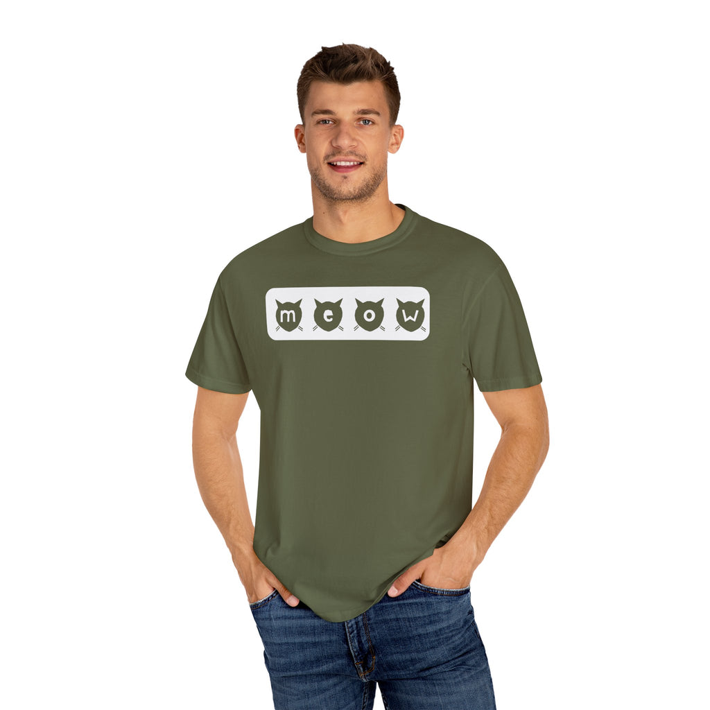 Cat Lover's Meow Unisex T-shirt, Soft Casual Tee