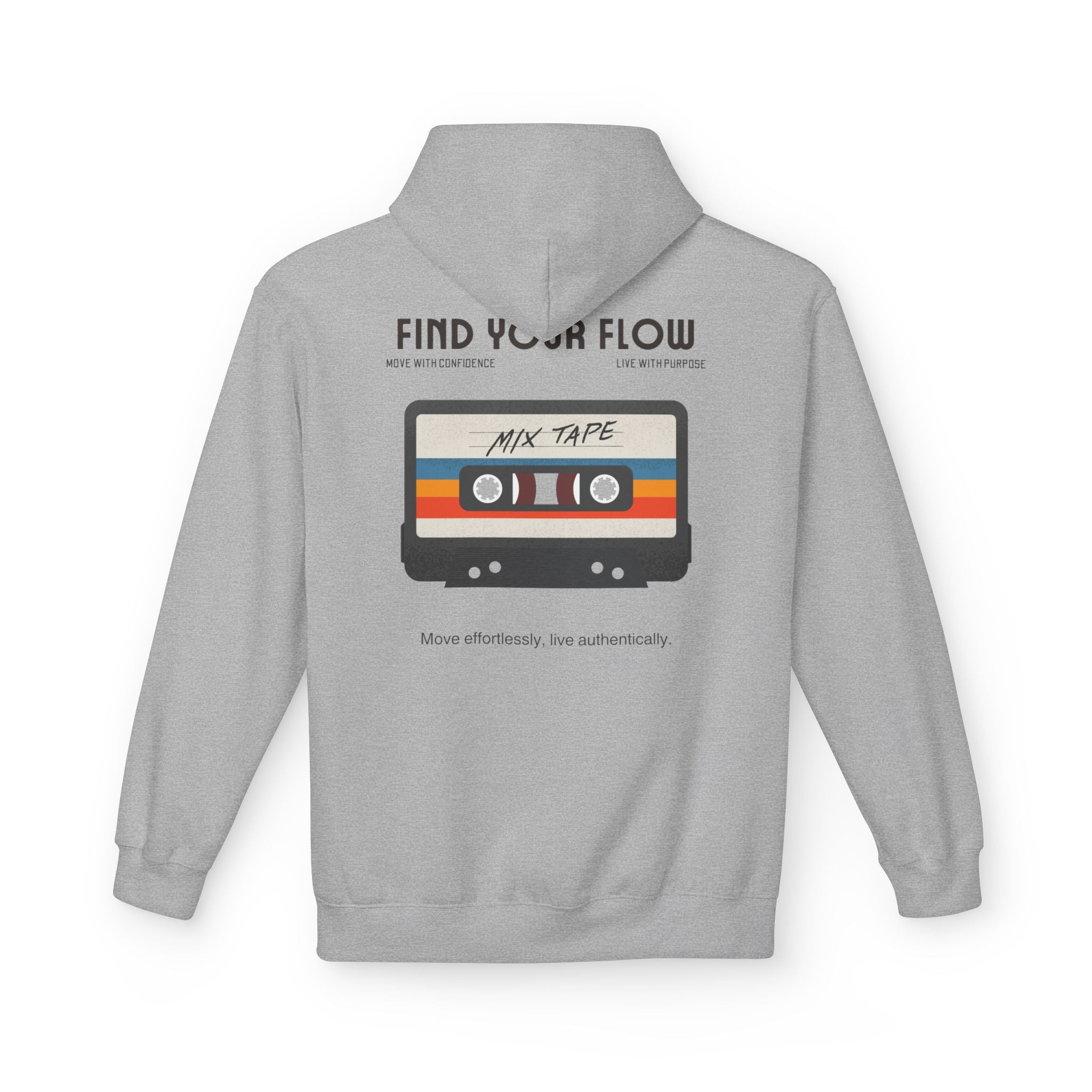 Find Your Flow Retro Mix Tape Hoodie
