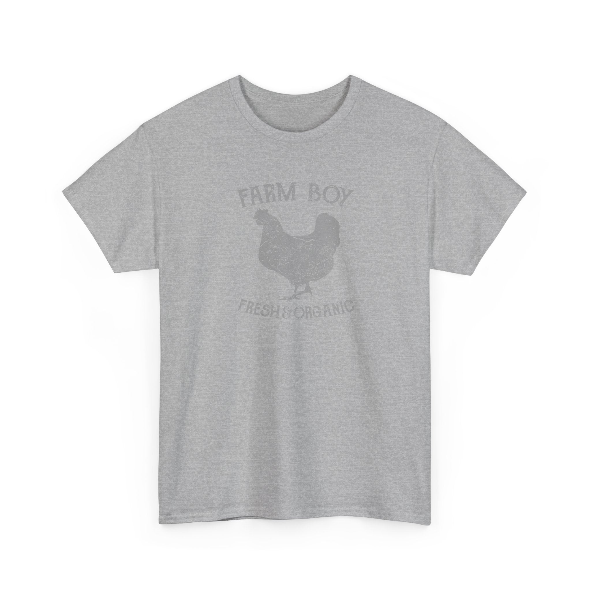 Farm Boy Fresh & Organic Heavy Cotton Tee - Country Style T-Shirt
