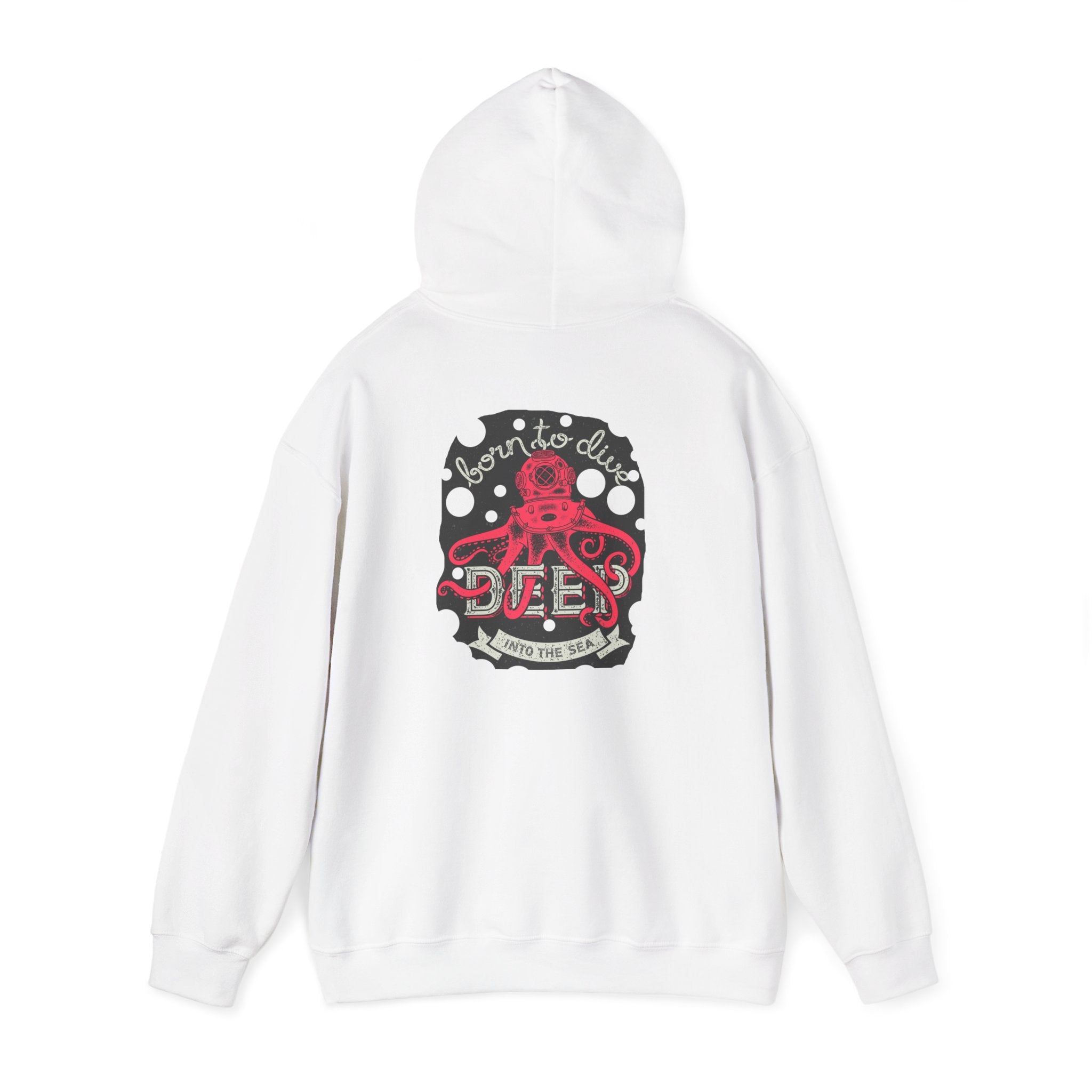 Adult Hoodie Deep Dive Octopus-Themed Hoodie