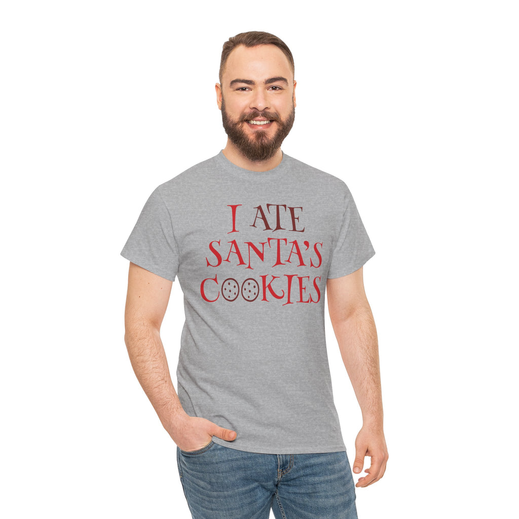 I Ate Santa's Cookies Christmas Tee — Funny Holiday Kids & Adult T-Shirt