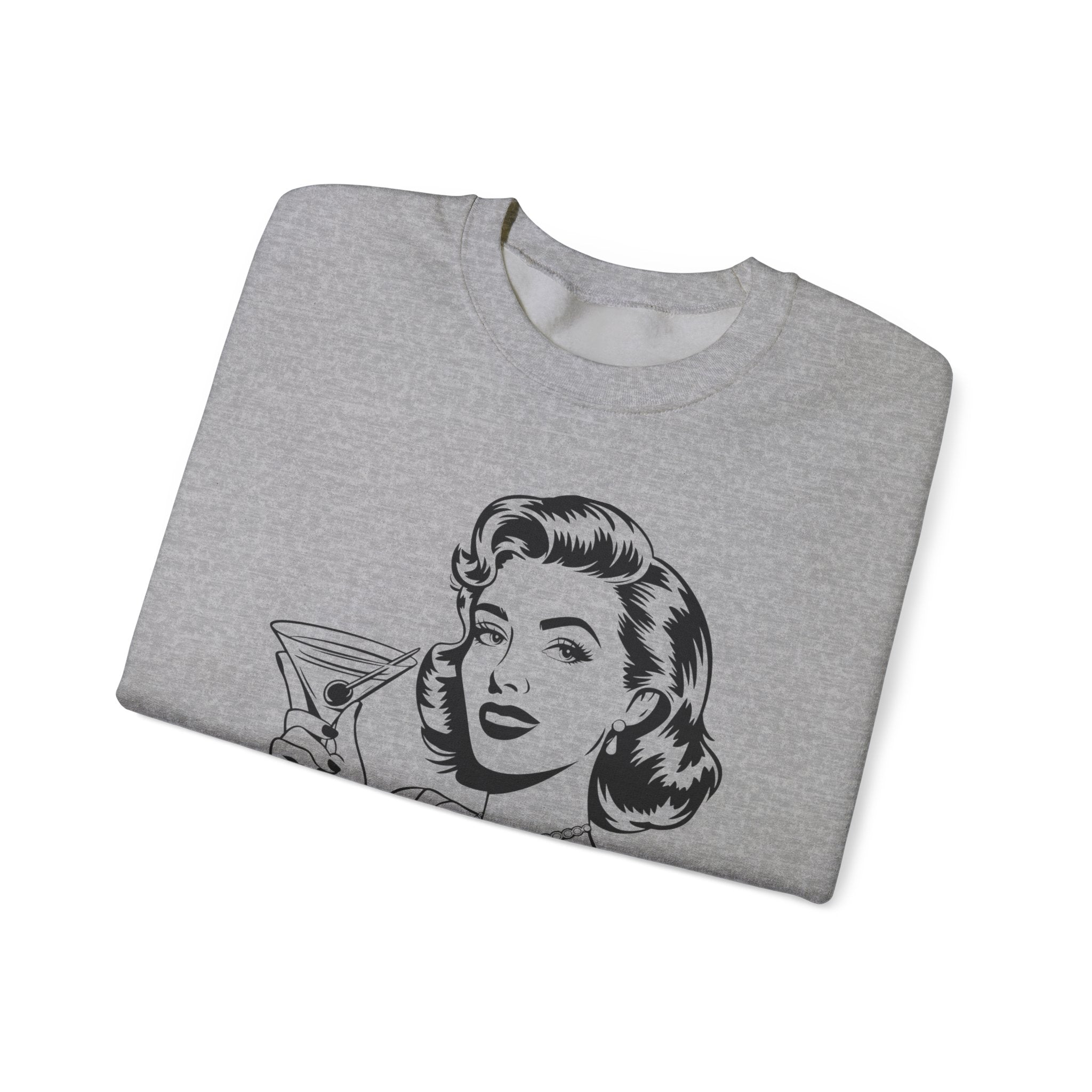 Glamour Girl Crewneck Sweatshirt Vintage Style