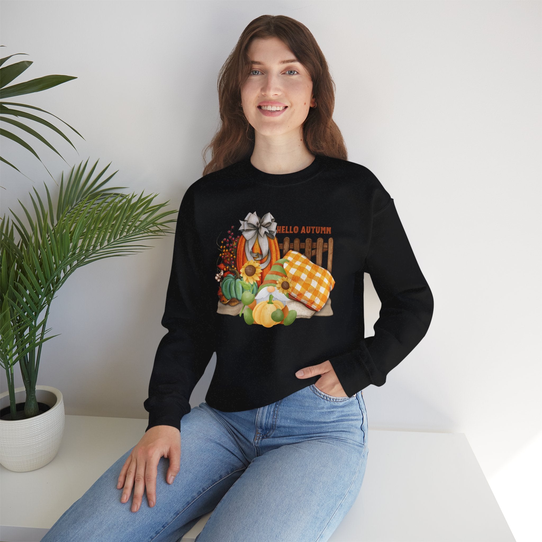 Hello Autumn Gnome Vibes Sweatshirt