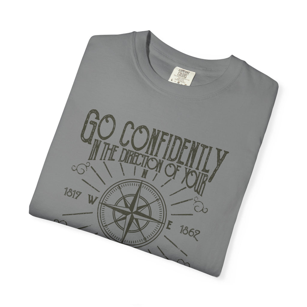 Inspirational T-shirt, Go Confidently in the Direction of Your Dreams Tee, Unisex Motivational Shirt