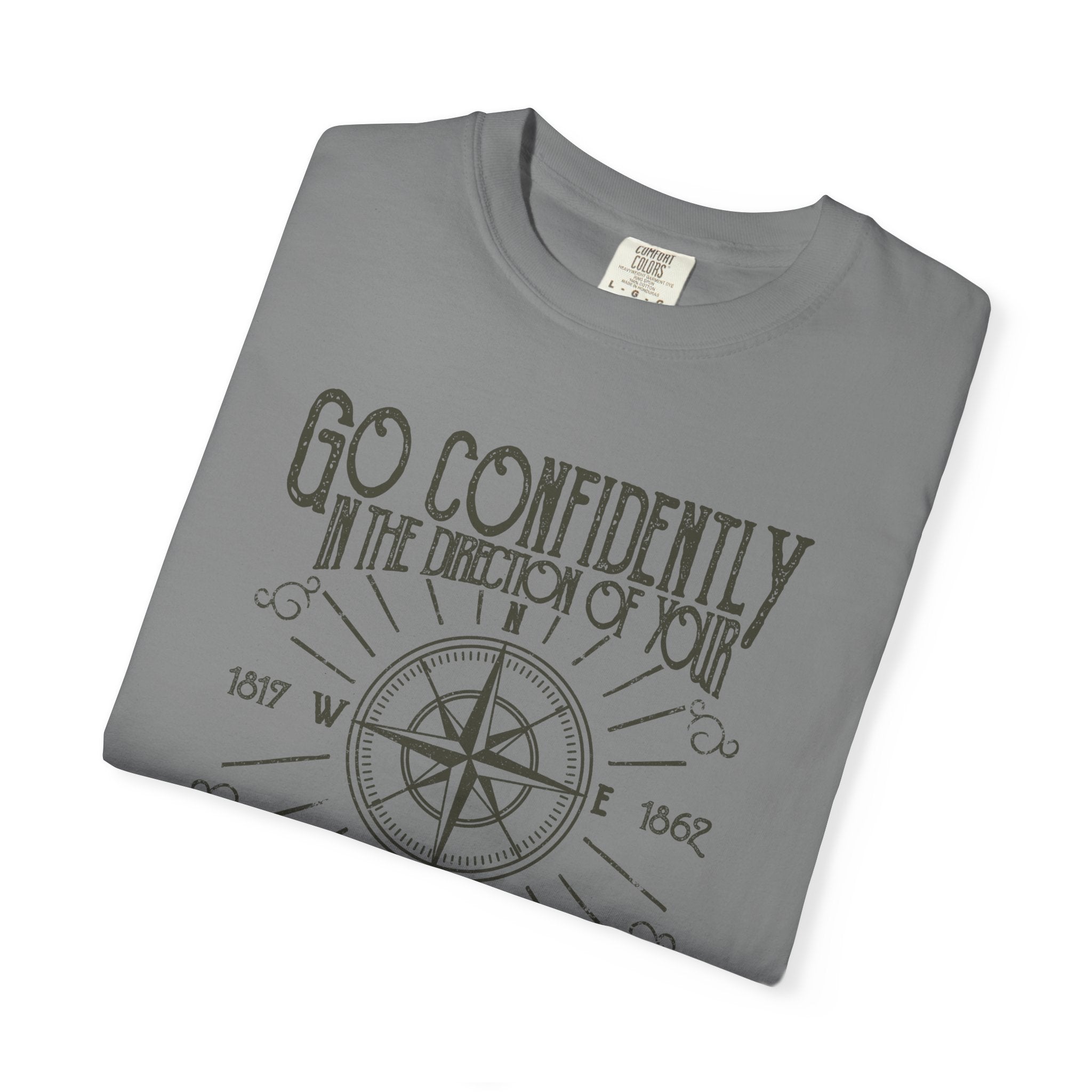 Inspirational T-shirt, Go Confidently in the Direction of Your Dreams Tee, Unisex Motivational Shirt