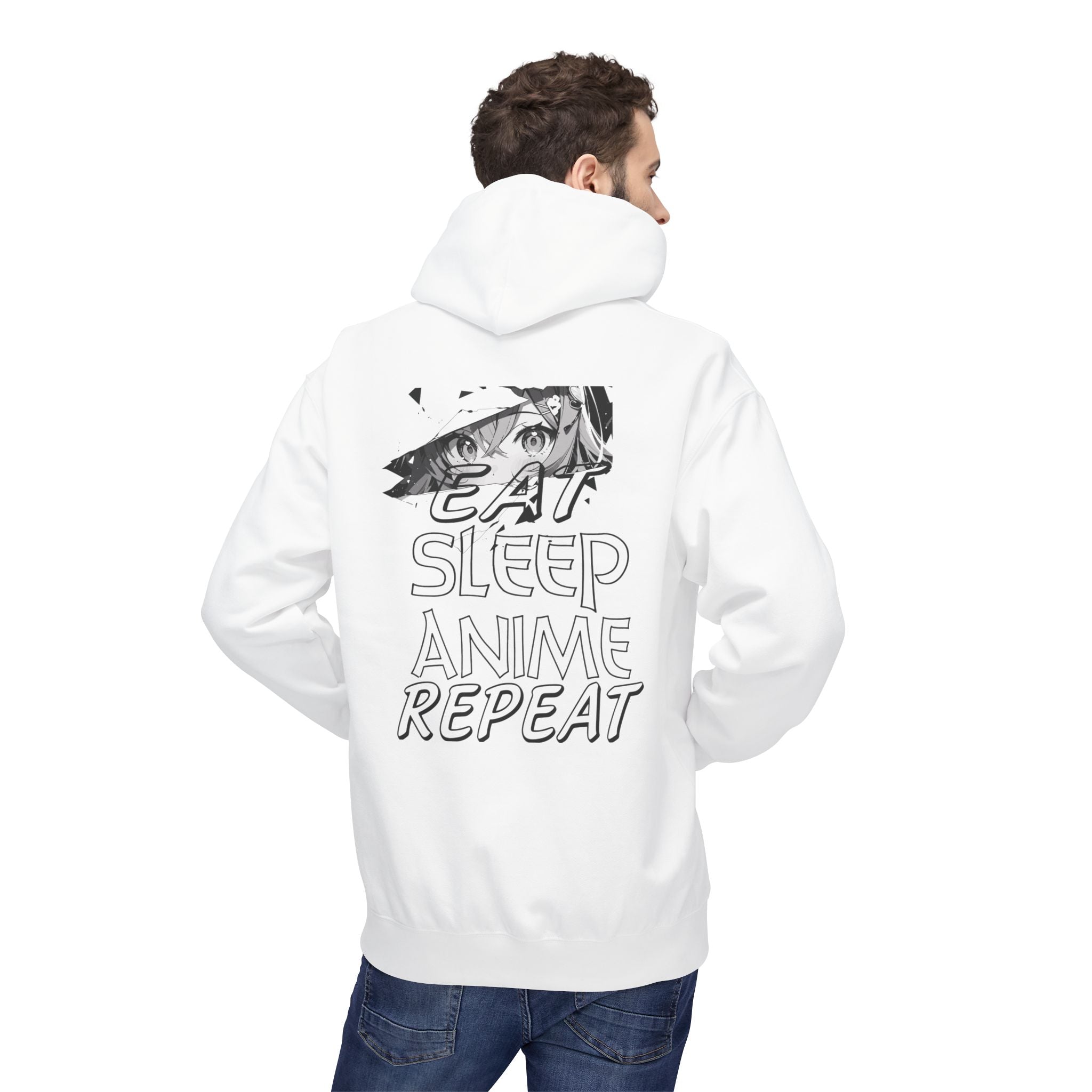 Eat Sleep Anime Repeat Hoodie