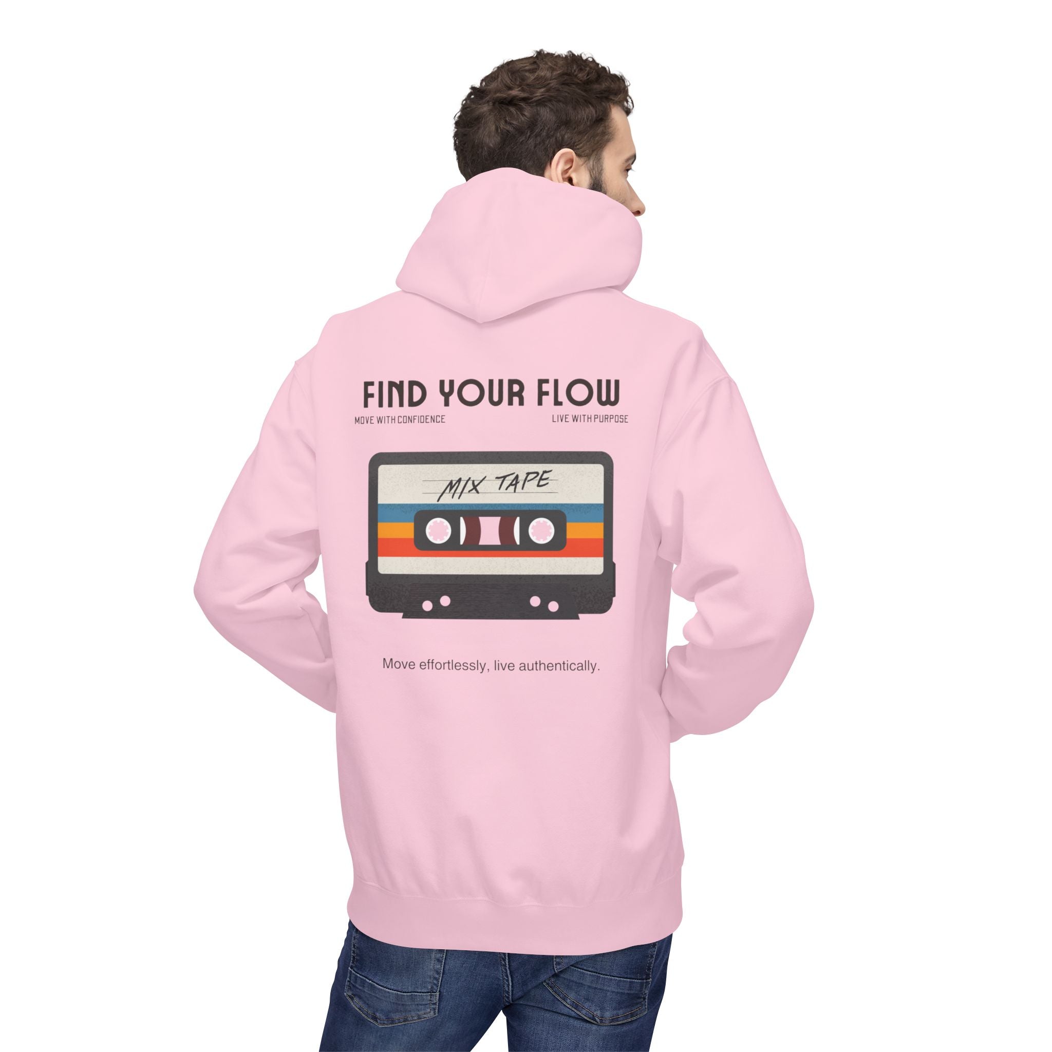 Find Your Flow Retro Mix Tape Hoodie