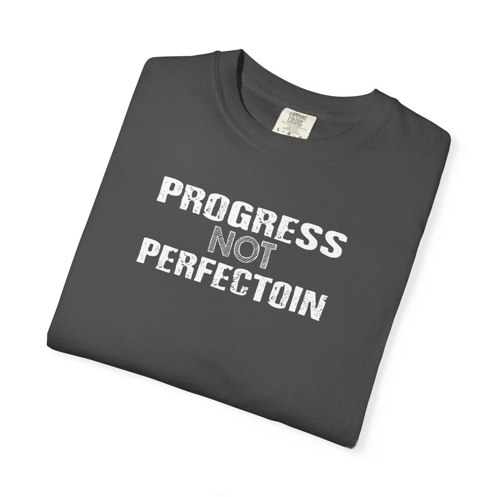 Motivational Unisex T-Shirt - "Progress Not Perfection" Tee