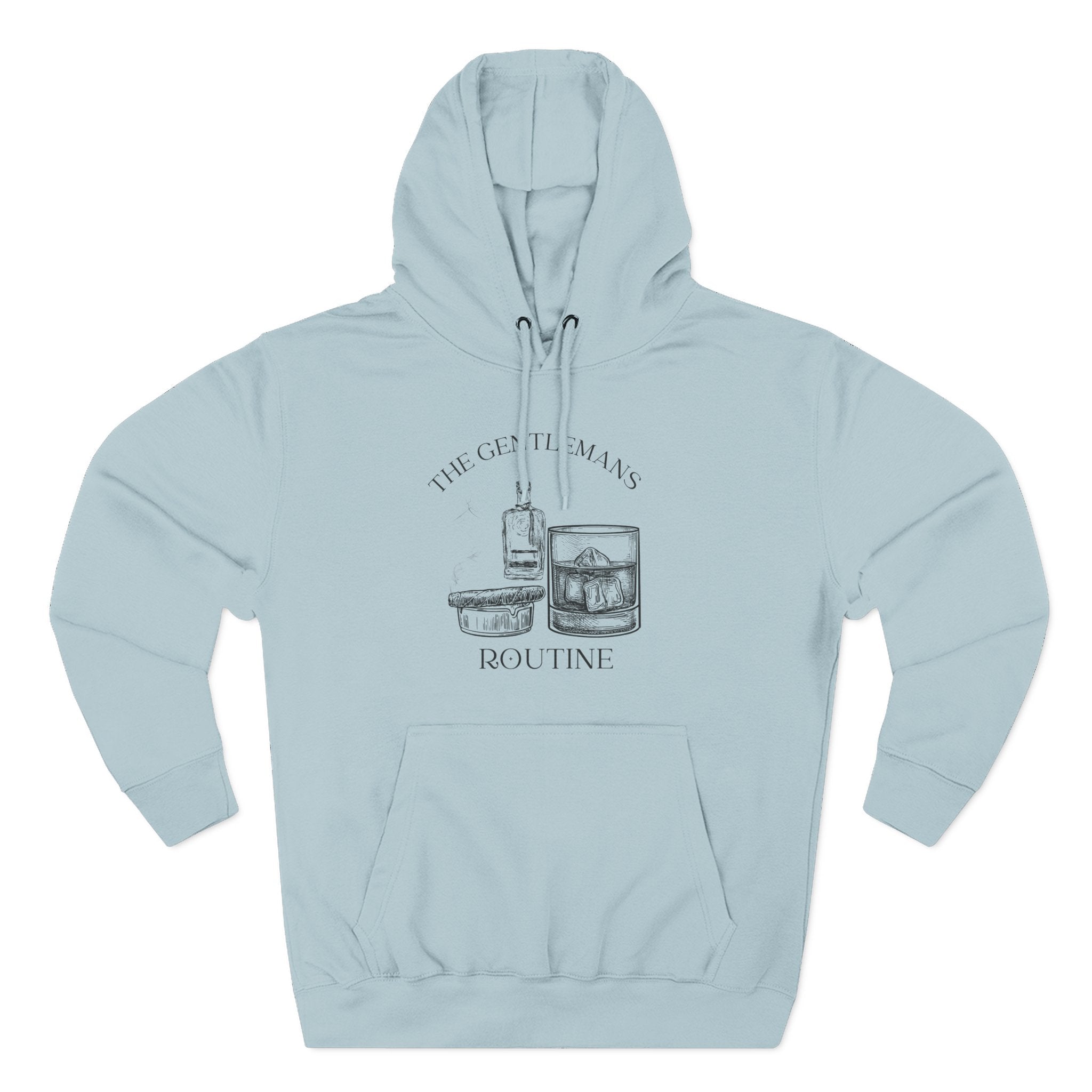 The Gentleman's Routine Cigar & Whiskey Cozy Fleece Hoodie