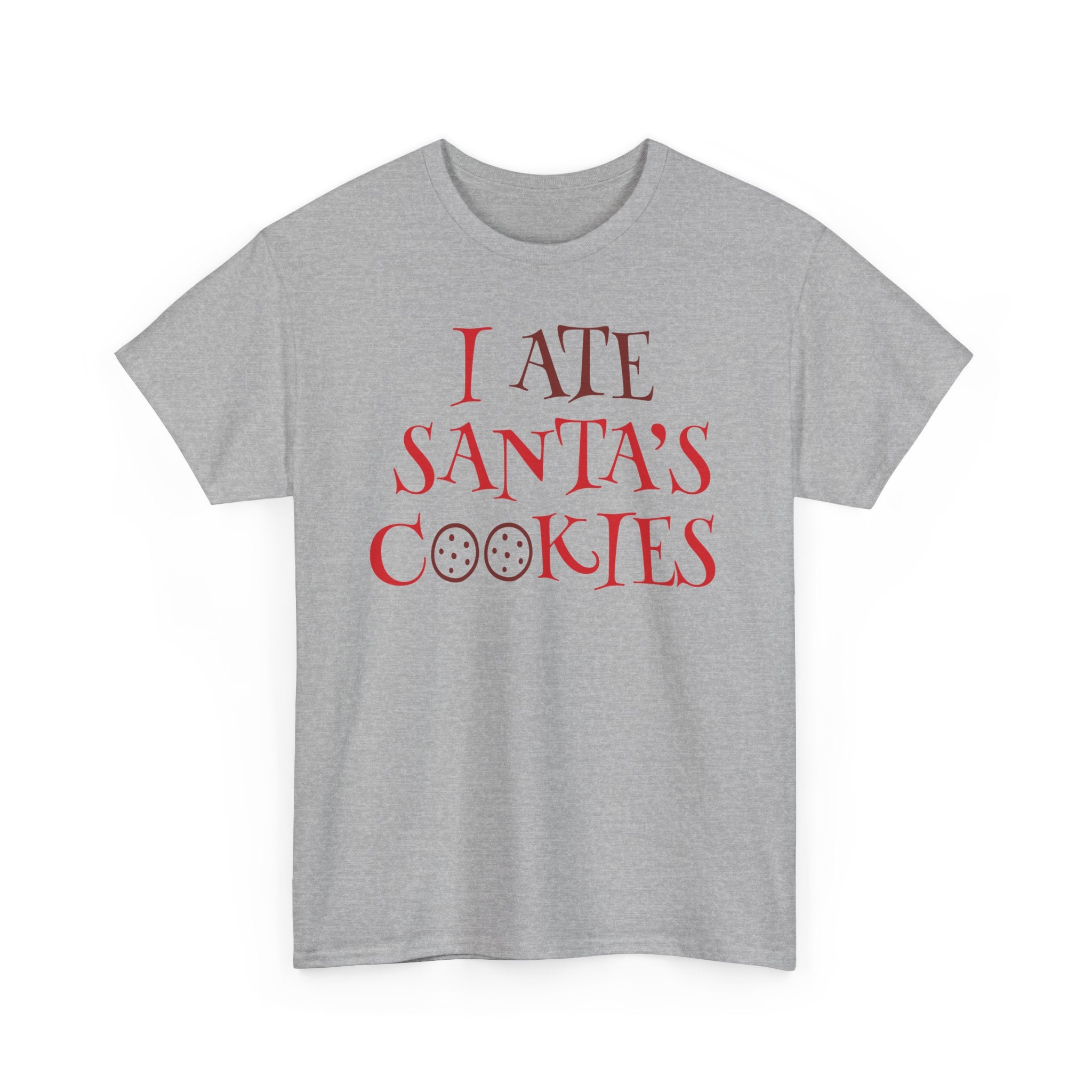 I Ate Santa's Cookies Christmas Tee — Funny Holiday Kids & Adult T-Shirt