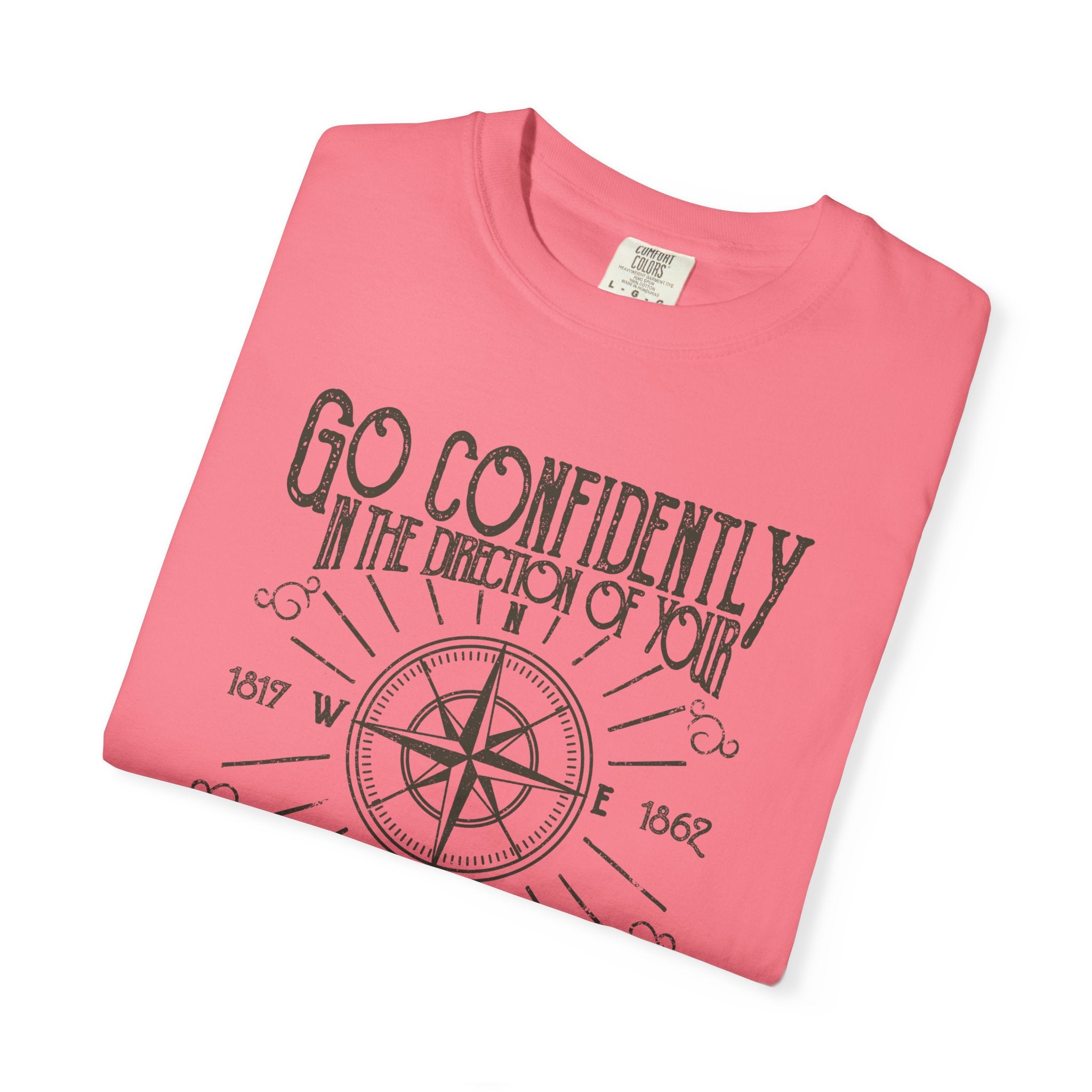Inspirational T-shirt, Go Confidently in the Direction of Your Dreams Tee, Unisex Motivational Shirt