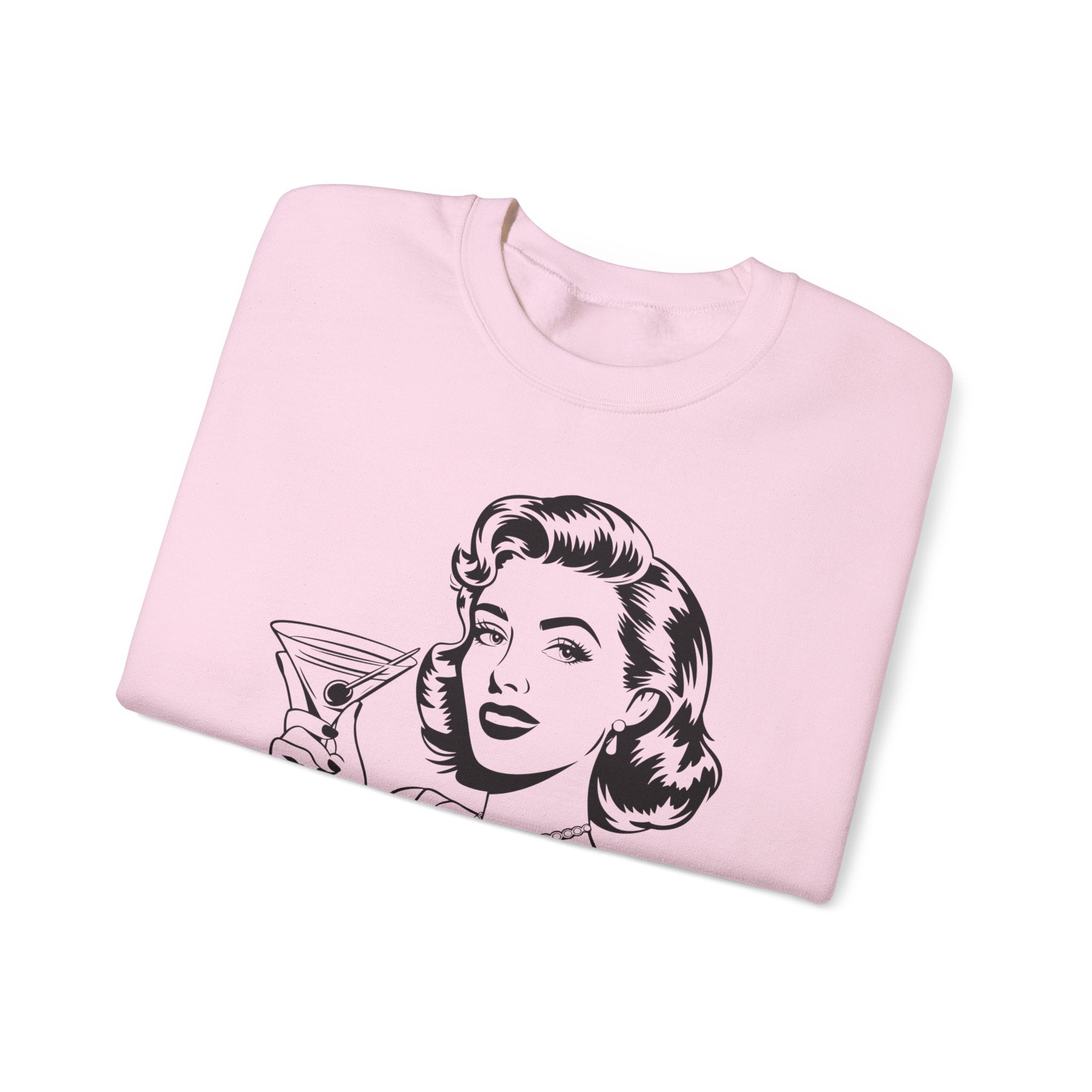 Glamour Girl Crewneck Sweatshirt Vintage Style