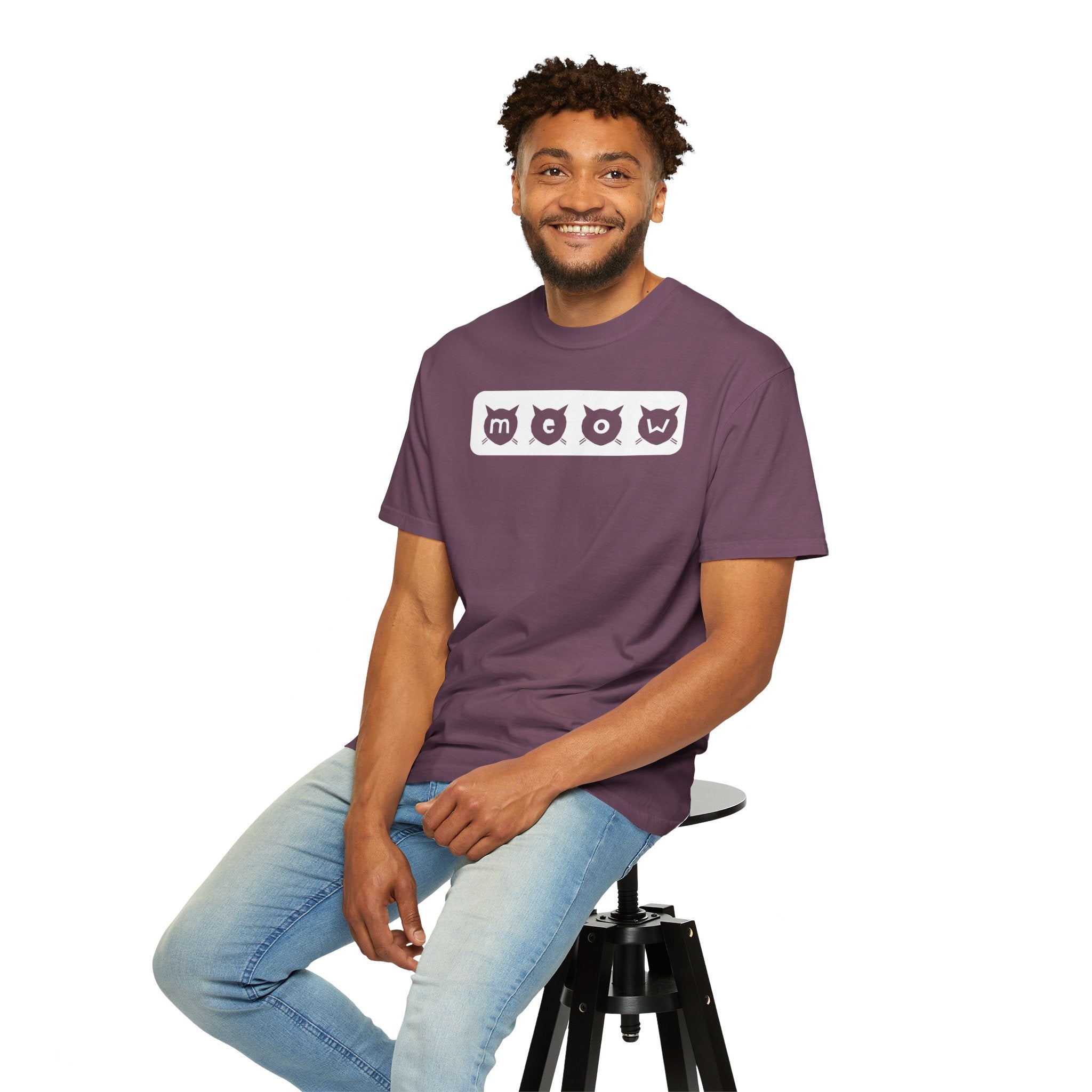 Cat Lover's Meow Unisex T-shirt, Soft Casual Tee