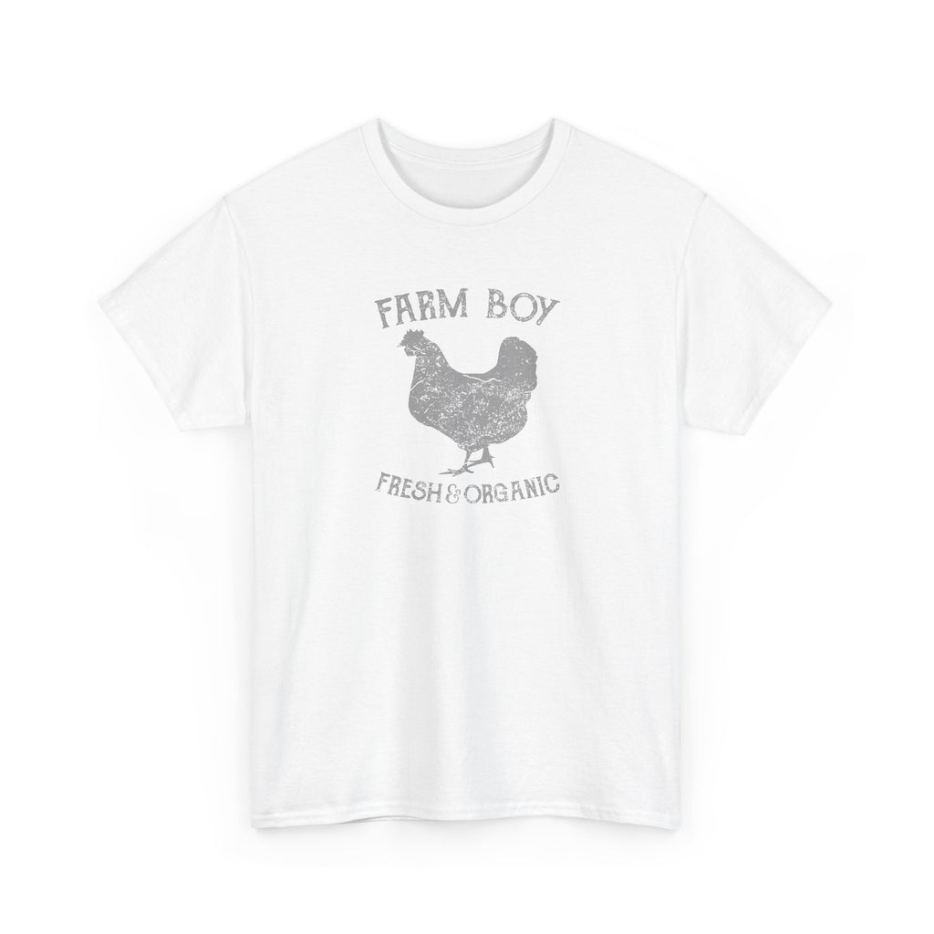 Farm Boy Fresh & Organic Heavy Cotton Tee - Country Style T-Shirt