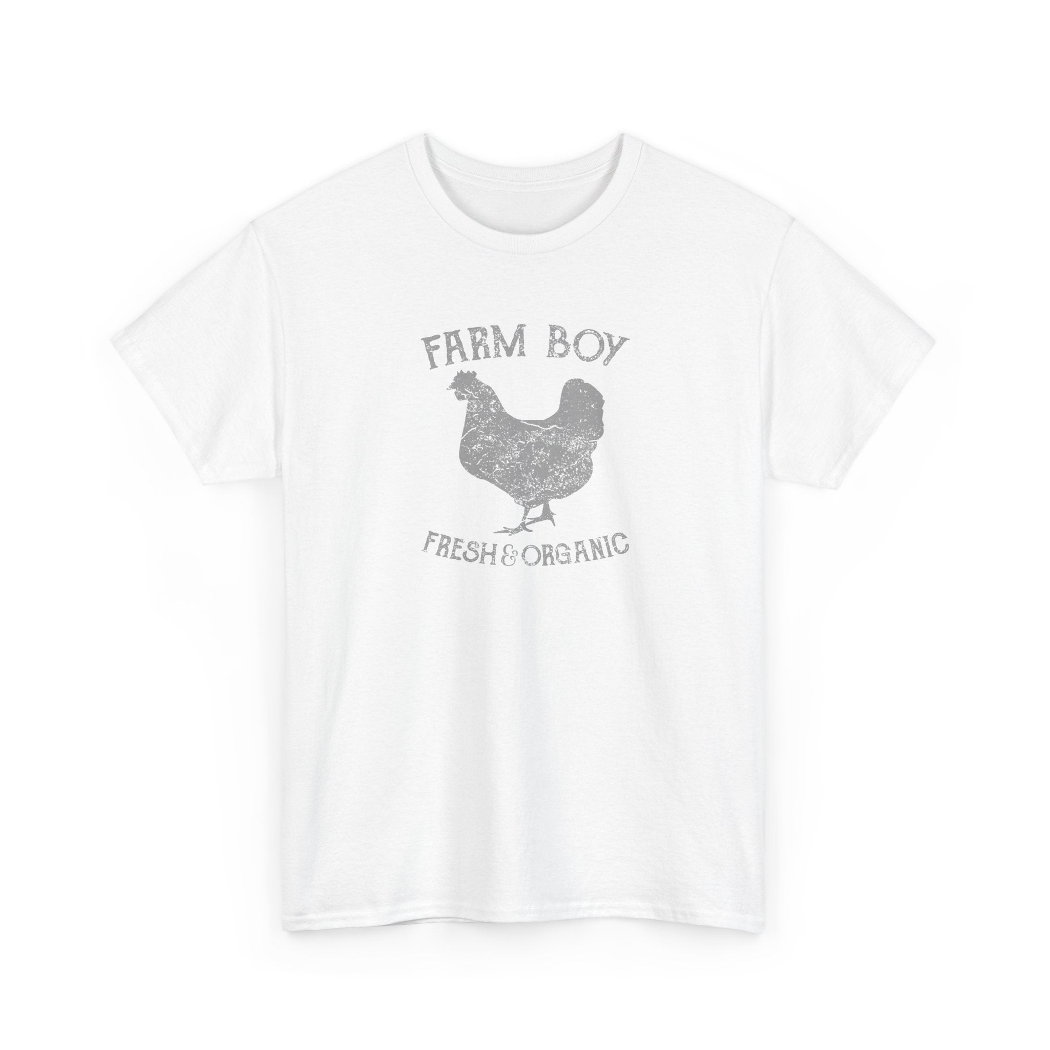 Farm Boy Fresh & Organic Heavy Cotton Tee - Country Style T-Shirt