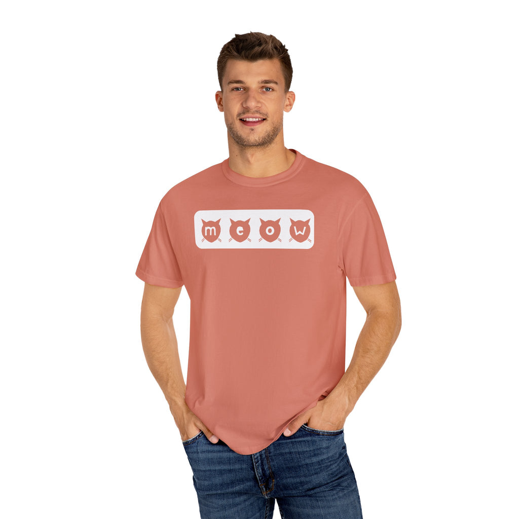 Cat Lover's Meow Unisex T-shirt, Soft Casual Tee