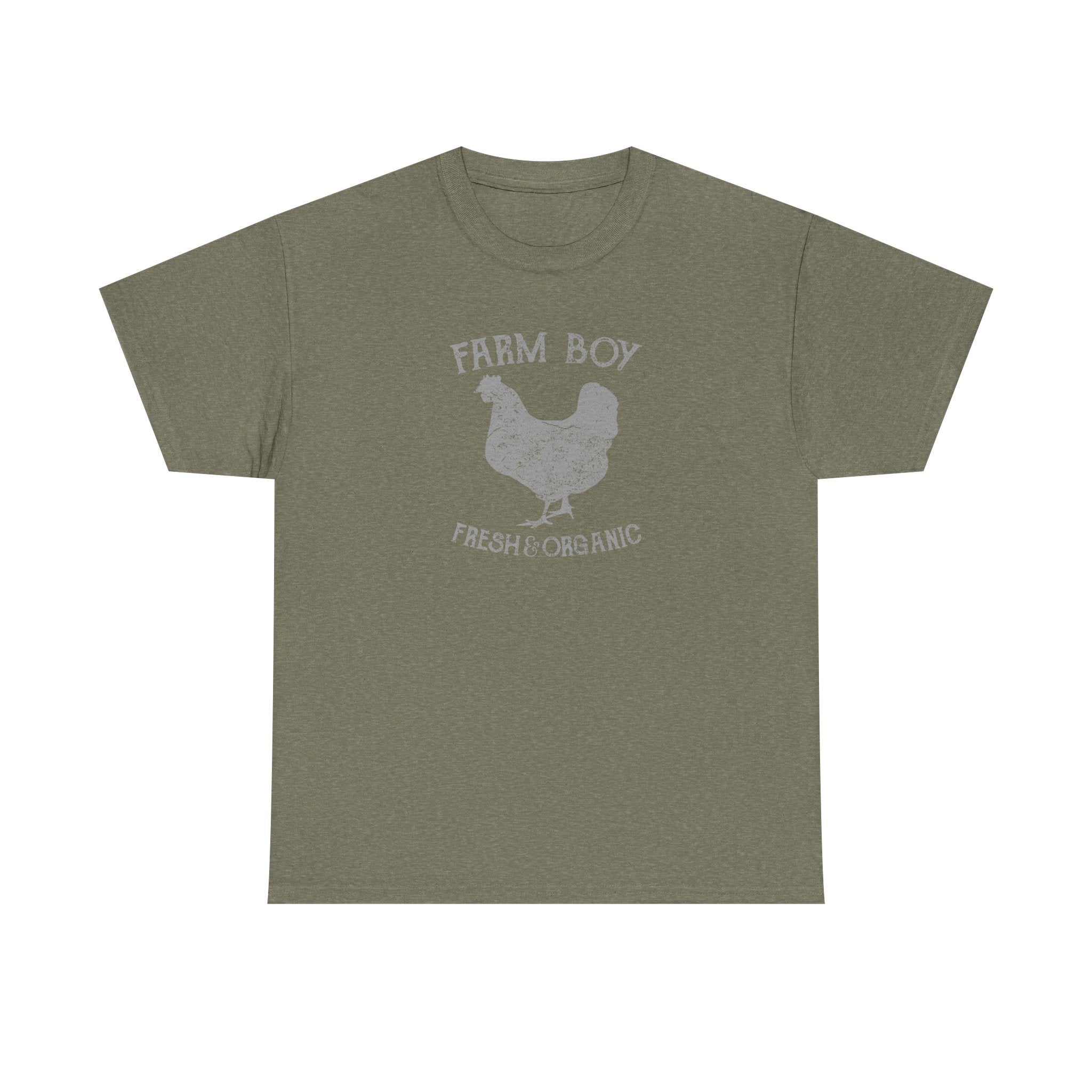 Farm Boy Fresh & Organic Heavy Cotton Tee - Country Style T-Shirt